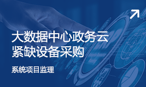 大(dà)數據中心政務雲 緊缺設備采購(gòu)系統項目監理(lǐ)